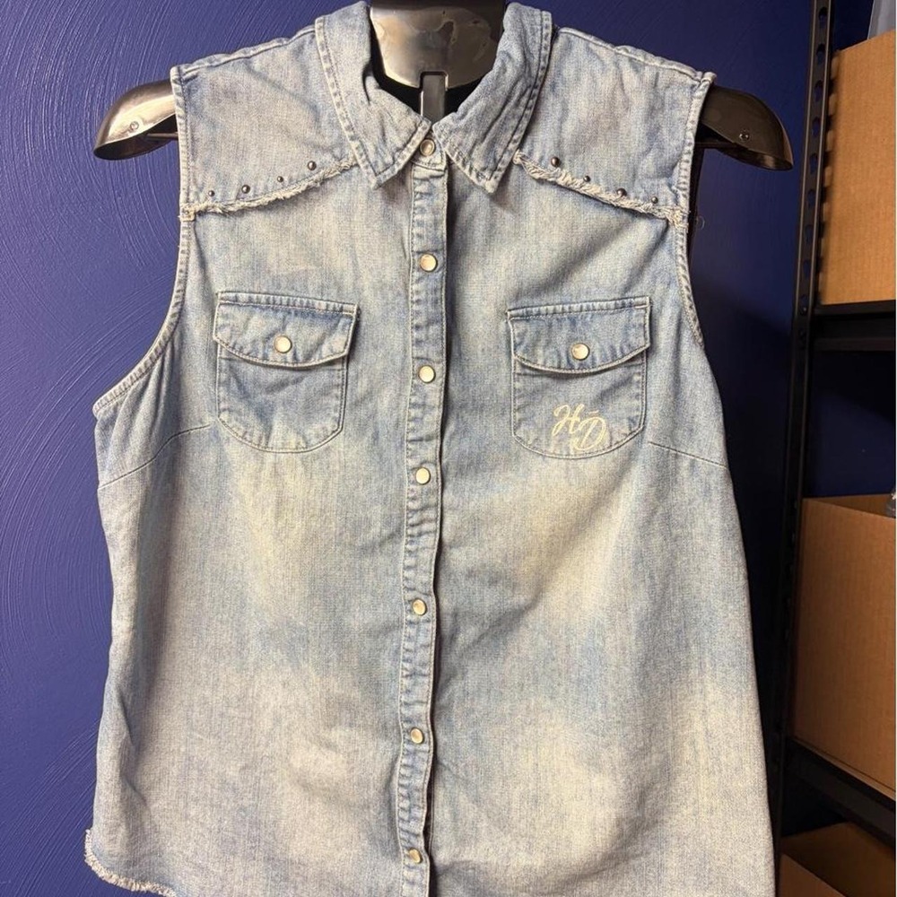 Harley Davidson Denim Vest
